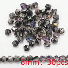 30顆 8mm 玻璃扭曲珠 DIY 手鍊項鍊串珠手工手機鍊鑰匙圈包包吊飾 多種配件材料 - 8mm扭珠 - 查看 18