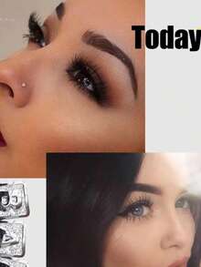 4pcs Nose Jewelry Set, Minimalist Fashion Rhinestone Studs And Hoops, Stainless Steel Piercing Accessories, Suitable For Daily Wear - 4-piece Set - View 5