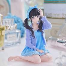 1件 藍色與粉色動漫少女模型 - 跪姿，耐用PVC材質，適合14歲以上收藏家與粉絲，動漫迷收藏展示裝飾品，居家/辦公室裝飾 - 彩色 - 查看 3