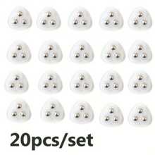 20pcs Self-Adhesive Stainless Steel Ball Bearing Swivel Casters, 360 Degree Rotating Kitchen Appliance Wheels, Suitable For Home Improvement, Easy To Install, Compact Design, Sturdy Structure, Omnidirectional Casters, Suitable For Furniture Manufacturers And Home Cooks - 20pcs - View 8