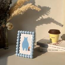 Love Resin Decorative Photo Frame, Home Decor, Ornament, Desktop Photo Display Stand, Suitable For Placing Family Photos, Can Hold 3-Inch Photos - A - View 2