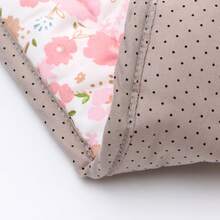 miracle baby Baby Stroller Seat Pad, Children's Cushion, All-Season Style, Stroller Accessories, High-View Stroller Baby Sleeping Pad - Pink Flowers and Green Leaves - View 7
