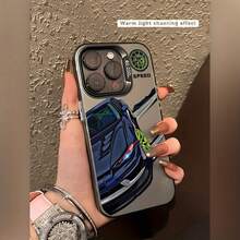 Funda para Teléfono - Carro Deportivo Azul Láser Funda de Teléfono de Velocidad para Apple. - Multicolor - Ver 5