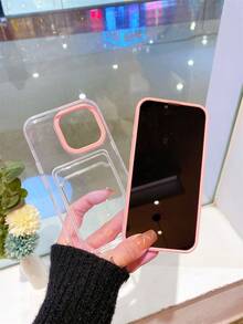 3D 2合1卡夾 TPU 手機殼 軟殼 可拆卸卡槽、零錢袋、防摔、防汗、防指紋、耐磨、不褪色，適用於 iPhone 18 Pro Max/18 Pro/18/17 Pro Max/17 Air/17 Pro/17/16/15/14/13/12/11/11 Pro Max/Xs Max/X/XS - 粉色 - 查看 5