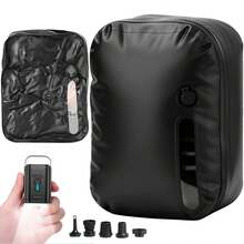Extra Large 41L Vacuum Compression Bag With 180 Degree Zipper Wide Opening, Electric Air Pump For Vacuuming, Scratch-Resistant, Wear-Resistant, Waterproof, Moisture-Proof, Space-Saving; Store Clothes, Bedding, Blankets, Bed Linens, Coats, Shirts, Quilts, Pants, Women's White T-Shirts, Women's Black Pants, Women's Winter Clothing, Dresses, Suitable For Home, Dorm, Closet, Bedroom, Bathroom, Suitcase Travel - View 10