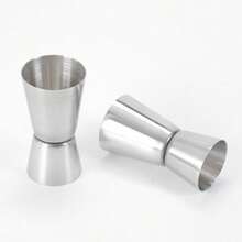 3 buah Gelas Ukur Stainless Steel 304, Gelas Ukur Koktail Dua Sisi Profesional, Gelas Ukur Minuman untuk Bartender, Cocok untuk Pesta, Pernikahan, Dapur, Bar - View 4
