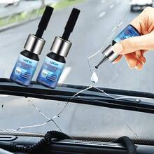 Professional Car Glass Crack Repair Fluid - ABS Material Durable Tool Set, Fast-Drying Nano Filler, Effectively Solves Windshield Cracks, Convenient Repair Solution To Restore Clear Vision - 5g+Auxilia tool - 查看 4