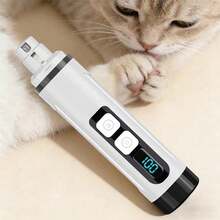 Professional LED Electric Pet Nail Grinder, 3-Speed Adjustable Dog & Cat Nail Trimmer, Portable Grooming Tool For All Sizes - View 6
