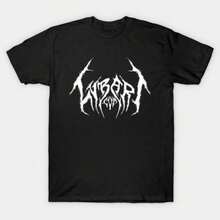 Women's Casual Cotton T-Shirt With Unique Gothic Print, Short Sleeve, Round Neck, Regular Fit, Urban Style, 100% Cotton. - 4 - 查看 1