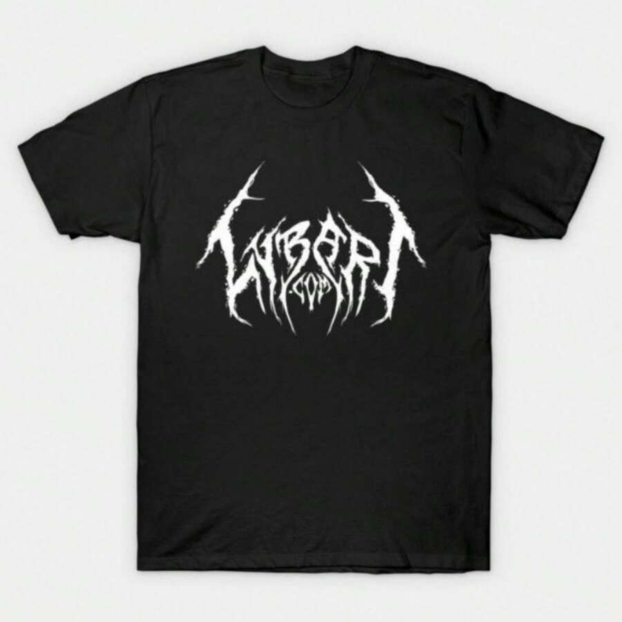 Women's Casual Cotton T-Shirt With Unique Gothic Print, Short Sleeve, Round Neck, Regular Fit, Urban Style, 100% Cotton. - 4 - 查看 1