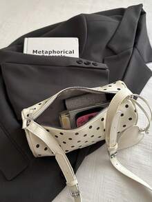 Bolso de mujer con lunares de moda, bolso bandolera, bolso almohada versátil con lunares, bolso bandolera de hombro, bolso pequeño con encanto de corazón para mujeres - Multicolor - Ver 6