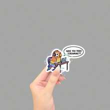HAILUREY Funny Screaming Parrot Tech Support Meme Sticker - Compatible With Linux/Virus/SPF Decal - & Scratch-Resistant Suitable For Teens, Adults, Tech Gifts, Laptops, Luggage, Skateboards - Funny Computer Accessory School Supplies - Star Film - View 11