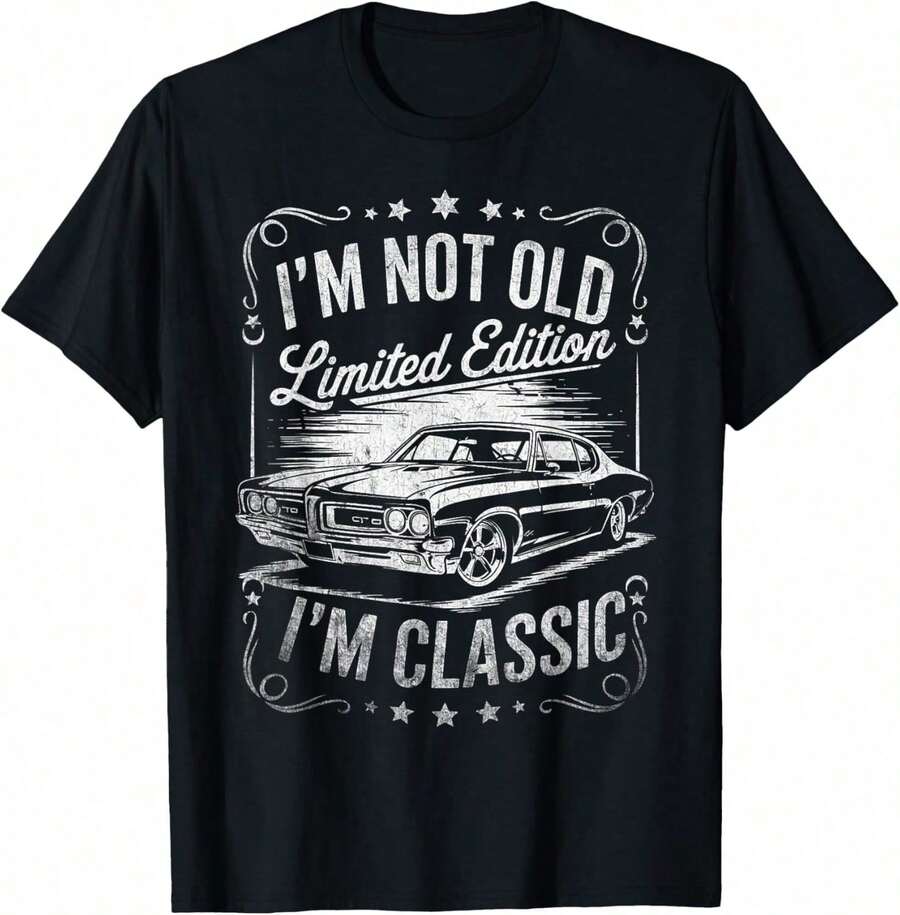 Classic Retro T-Shirt Of The Chevys Bel TriFive From The 50s, 55, 57 And 90s - 白色 - 查看 1