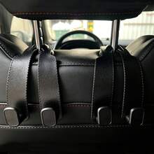 汽車座椅背雙掛鉤 多功能汽車手機架 隱藏式收納整理器 汽車分體掛鉤 適用於所有車型 - 雙掛鉤 - 查看 8