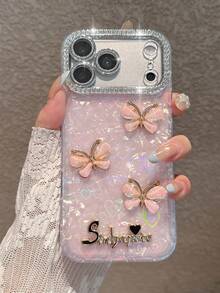 Pink + Gemstone Butterfly