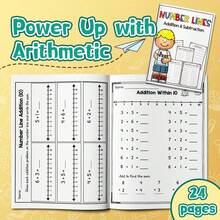 Math Workbook - Number Writing And Calculation Practice, Including Counting, Number Sequence, Addition And Subtraction Exercises, Clear Practice Pages, Develops Number Sense, Logical Thinking, Concentration And Problem-Solving Skills Back To School - 數學練習冊 - 查看 7