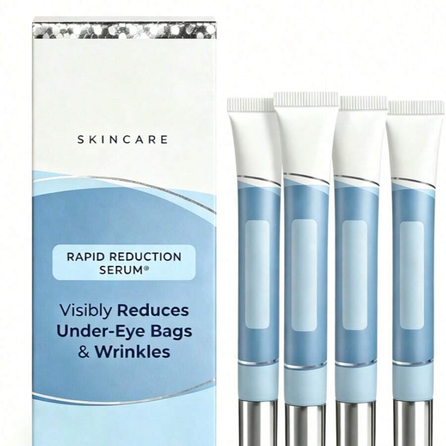 Buy 1 Get 3 Free With Free Shipping, 3 Tubes Instant Anti-Aging Eye Serum, Minimize Under Eye Bags, Wrinkles, Dark Circles & Fine Lines, Firming Eye Skin Care Treatment - Retinol - 查看 1