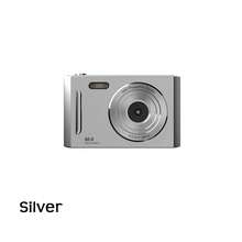 復古數位相機 50MP 插值 1080P HD 錄影相機 8倍數位變焦 2.4吋 LCD 螢幕 MP3 播放器與內建遊戲 便攜口袋 CCD 相機 附補光燈 適合學生 5色可選（黑色/白色/粉色/銀色/綠色） - 查看 15