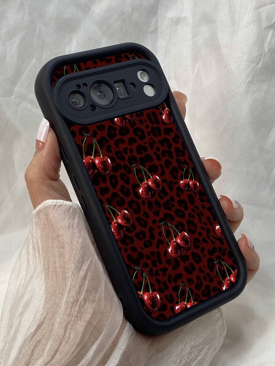 TJ114 Cherry Bow On Leopard Print Fully Enclosed For Drop Protection And Slip Resistance Features Angel Eye TPU Soft Case For A38 A18 A15S A16S A17K A54 A58 A5i A5 Pro A5X A60 A74 A79 A57 A78 A35 A53 Find X8 Reno7 10 12 11 13 14 Pro 4F 11F 12F 12FS 13F 14F 4Z 5Z 6Z 7Z 8Z For Redmi 12 13 9C 10C 12C 13C 14C Note 9 10 11 12 13 14 Pro 10S 11S 12S 14S For Poco M6 M7 X7 For Honor X9C Magic7 Lite For Galaxy S26 Ultra For Pixel 7 For V30 Lite For Phone Case - 黑色 - 查看 1
