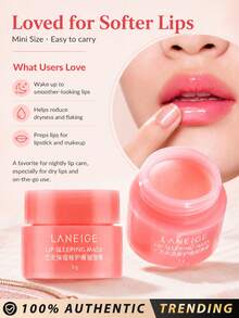 Laneige [Mini] 莓果唇部睡眠面膜 3g / 含維生素C、穆魯穆魯種子油與乳木果油，抗氧化，適合乾燥脫皮唇部 / 滋養、保濕，維生素C、穆魯穆魯與乳木果油，抗氧化，乾燥脫皮唇部 - Berry - 3g - 查看 3