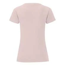 Fruit Of The Loom Womens/Ladies Iconic 150 T-Shirt - 粉紅玫瑰 - 查看 2