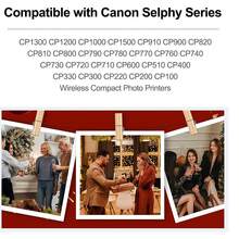Compatible Photo Paper & Ink Set For SELPHY CP1500/CP1300/CP1200/CP910/CP900 4x6 Glossy Photo Paper For Travel Memories, Family Albums, Scrapbooks & Personalized Gifts - View 3