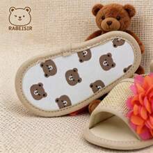 RABEISIR Summer Baby Girl Walking Shoes, Infant Walking Sandals 0-1.5 Years Breathable Floral Shoes - Champagne - View 5