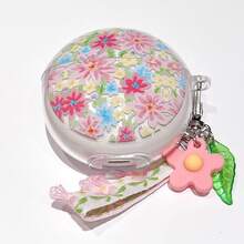 Oil Painting Flower Pattern Protective Case For Huawei Wireless Bluetooth Earbuds FreeBuds 6i New Wireless Audio Earphone Cover FreeBuds SE2/SE3/SE4 Transparent Silicone Earphone Case FreeBuds Pro3/Pro4/FreeBuds SE4/FreeBuds 7i Anti-Drop Earphone Case Pendant Free Clip2 - Flowers - View 4