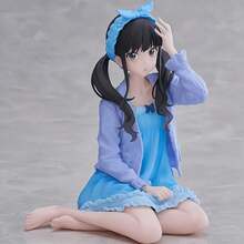 1件 藍色與粉色動漫少女模型 - 跪姿，耐用PVC材質，適合14歲以上收藏家與粉絲，動漫迷收藏展示裝飾品，居家/辦公室裝飾 - 彩色 - 查看 1