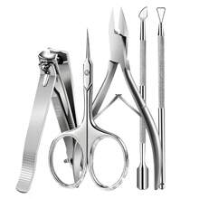 Bello Paratu 5pcs Nail Clipper Nail Nipper Nail Pusher Nail File Ultra-Fine Curved Blade Diamond Cuticle Remover Professional Manicure Tool Set Nail Trimming Set Nail Care Tool Set - Multicolor - View 9