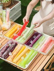 10/50/100/200pcs DIY Transparent Ice Bags, For Crushed Ice And Ice Cream Preservation, Popsicle Bags, Suitable For Home Ice Making, Gift Bags, Parties, Kitchen Use - Multicolor - View 6