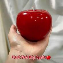 Red Apple Squishy Stress Relief Toy, Soft Non-Bouncing Slow Rebound Squeeze Toy, Durable And Hard To Break, Stress Relieving And Boredom Buster, Suitable For Anxiety Relief, Home And Office Use, All Ages (Easter Applicable) - Multicolor - View 6