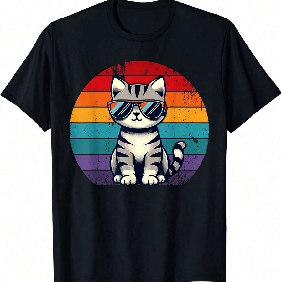 Camisetas con diseño de teléfono retro de dial giratorio estilo pop-art - Marrón Chocolate - Ver 1