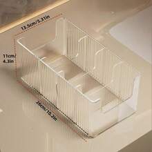 Kotak Penyimpanan Kosmetik Transparan yang Dapat Ditumpuk, Laci Penyimpanan Kosmetik, Kotak Display Organizer Kamar Mandi, Kotak Penyimpanan Meja Transparan yang Dapat Ditumpuk, Dapat Menyimpan Lipstik, Perawatan Kulit, Kosmetik, Losion, Parfum, Cocok untuk Meja, Kamar Mandi, Kantor - MultiWarna - View 12