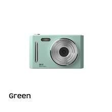 復古數位相機 50MP 插值 1080P HD 錄影相機 8倍數位變焦 2.4吋 LCD 螢幕 MP3 播放器與內建遊戲 便攜口袋 CCD 相機 附補光燈 適合學生 5色可選（黑色/白色/粉色/銀色/綠色） - 查看 13