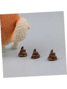 Mini Realistic Fake Poop, Fun Accessory, Suitable For Boys And Girls Party Pranks And Home Decor, Playful Poop For Landscape Decoration - one-size - View 4