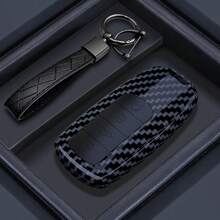 ABS Carbon Fiber Car Key Case Cover Shell For Chery Tiggo 8 Pro Tiggo 8plus New 5 Plus 7pro Max Omoda 5 C5 Modod Accessories - Type a - View 12