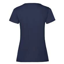 Fruit Of The Loom Womens/Ladies Lady Fit T-Shirt - Deep Navy - View 2