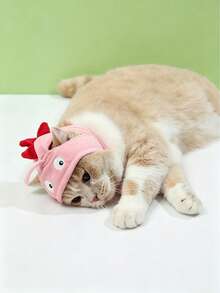 Fun Interactive Cat Hat, Keeps Your Kitten Happy All Day. Adjustable Size Hat Top Design, Made Of Ultra-Soft Comfortable Material, Suitable For Small Pets. - Multicolor - View 2