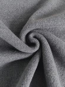Spring/Summer New Autumn Women's Vacation Wear, Women's Summer Early Autumn Layering , Women's Knit Vest Grey Cross Collar Sleeveless Knit Tank Top Ribbed Loose Comfortable Casual Retro Daily Layering Preppy Style Lapel Elegant Street Commute Autumn Sweater Vest Tank Top Pullover Date Minimalist Solid Color - Grey - View 6