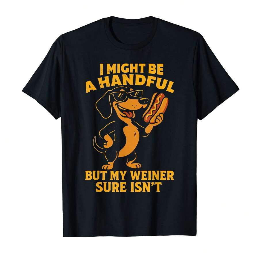 Divertidas camisetas vergonzosas Crude Cringey Inappropriate Humor T-Shirt - Negro - Ver 1