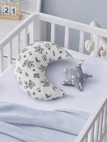 HAPPY WALK Upgraded Baby Side Sleeping Pillow - Soothing Support Pad And Newborn Positioning Pillow - Upgraded Moon Pillow - View 6