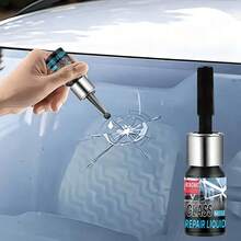 專業汽車玻璃裂縫修復液 - ABS材質耐用工具組，快速乾燥奈米填充劑，有效解決擋風玻璃裂縫，方便的修復方案以恢復清晰視野 - 5g+輔助貼片 - 查看 1