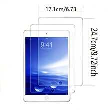 2入組 HD 9H 鋼化玻璃螢幕保護貼,適用於 iPad Air 3 / Pro 10.5 2017 A1701/A1709/A2152/A2123/A2153,耐磨防碎、防油防指紋膜 - 無色 - 查看 4