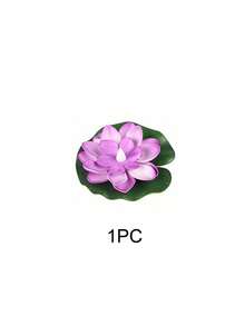 1pc/6PCS LED Floating Water-Activated Lotus Flower Lights, Colorful Waterproof Night Lights For Pool And Pond Decoration, Wishing River Lanterns - Multicolor - View 13