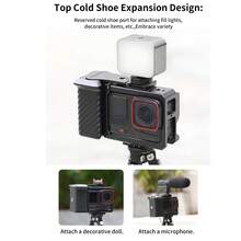 Hand Grip Rabbit Cage Kit For Insta360 Ace Pro / Ace Pro2, Shutter Handle Protective Frame For Street Shooting - View 7