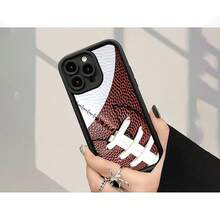 Funda para Teléfono: Bambú de Alta Calidad con Textura Realista de Fútbol Americano, Compatible con iPhone 17, 16e, 16, 15, 14, 13, 12, 11, Mini, Pro, Max, Air, X, XR, XS Max, 8 - Multicolor - Ver 5