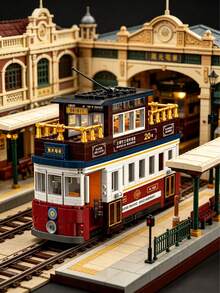 Luxury Modular Building Toy, 18+ Adult Bus Model Building Block Set, This Car Model Combines Luxury Modular Design With Therapeutic Play, Featuring Stunning Bedroom Decor Effect, Perfect For Solo Relaxation Or Couple Interaction, A Thoughtful Personalized Gift Integrating Decoration, Play And Stress Relief, Satisfying To Complete - Multiple Colors - View 5