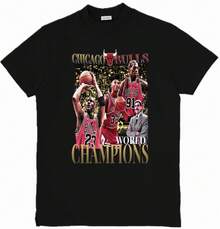 100% Cotton Vintage Tee  Graphic Custom T-Shirt Top Tee S-3XL - Black - View 1