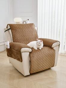 1 Buah Sarung Bantal Sofa Tunggal Bermotif Bata, Bantalan Kursi Terintegrasi Ramah Hewan Peliharaan, Sarung Sofa Recliner yang Dapat Dicuci dengan Mesin - Beraneka warna - View 3
